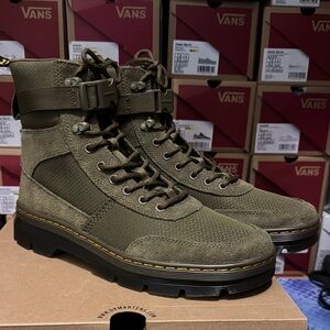 Dr Marten Men's Olive Combs Tech boot